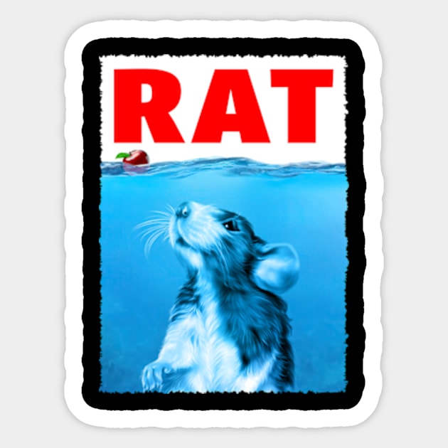 Paws Epic Rat Inspired Tee Whiskered Wonder Attire Sticker by BoazBerendse insect